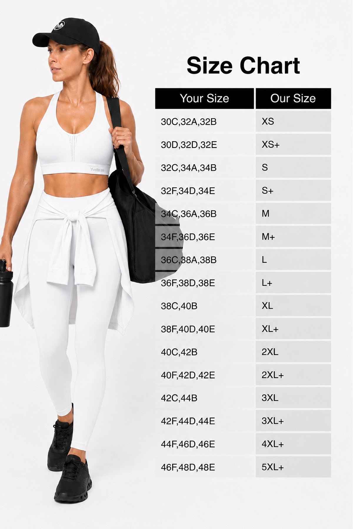Power™ Cross Back Padded Running Bra | Women's High Support Sports Bra