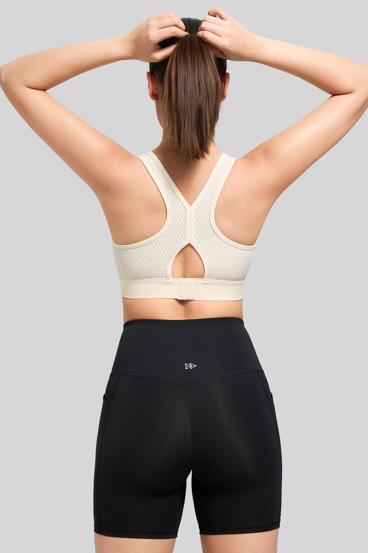 Sujetador deportivo transpirable de malla con espalda Power Butterfly para mujer | Sujetador deportivo de alta sujeción para mujer