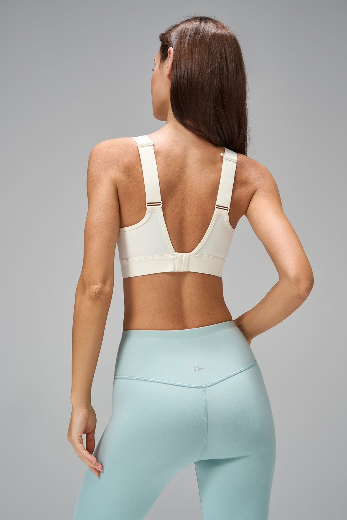 Sujetador deportivo Power Sexy con tirantes ajustables de malla frontal | Sujetador deportivo de alta sujeción para mujer