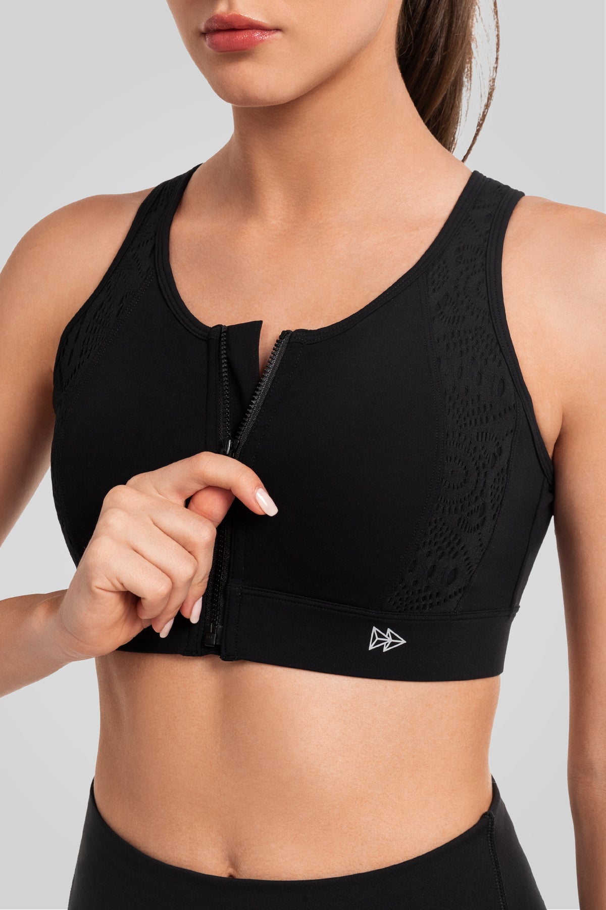 Sujetador deportivo acolchado con diseño recortado Echo | Sujetador deportivo de alta sujeción para mujer