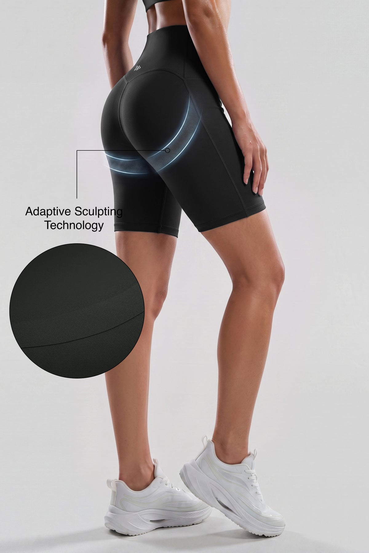 Shift™ High Rise Supportive No Front Seam Sports Shorts 6 Inches| Women's High Support Running Shorts