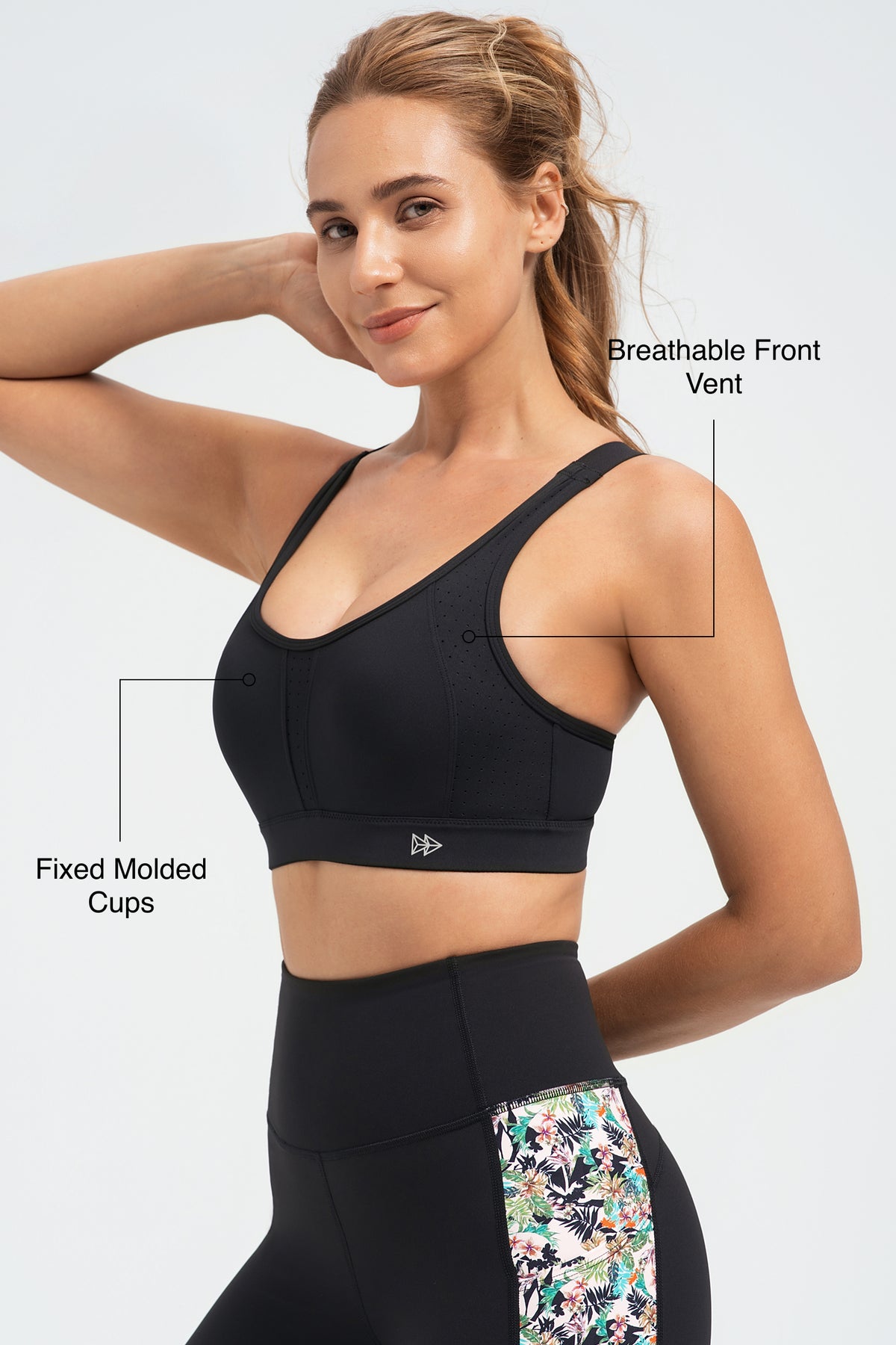 Power? Adjustable Two Style Running Bra | Women's High Support Sports Bra