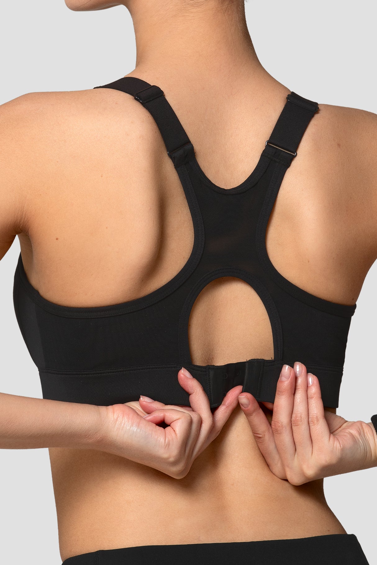 Reggiseno da corsa imbottito con spalline regolabili Power Racerback | Reggiseno sportivo ad alto sostegno da donna