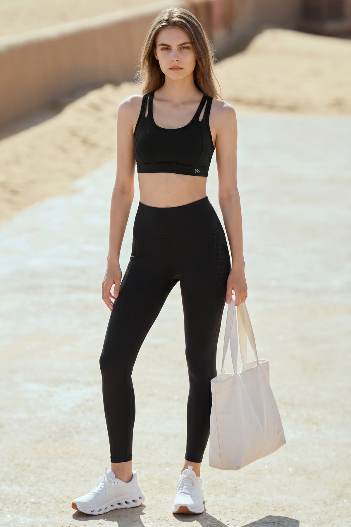 Power™ High Rise No Front Seam Breathable Mesh Running Leggings 25 Inches | Women's High Support Leggings