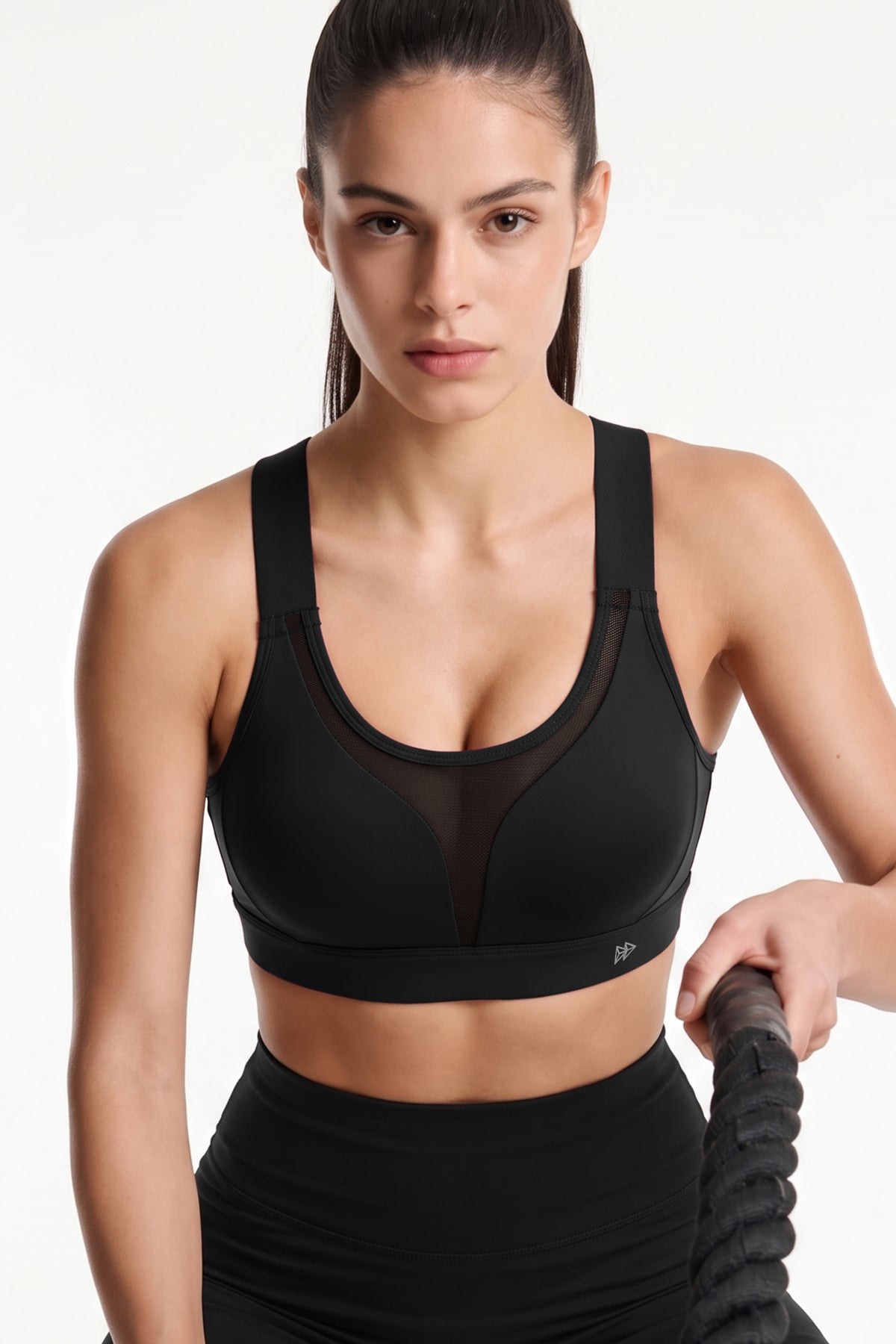 Shift™ Adjustable-Strap Front-Mesh Sports Bra | High-Impact Support for Running, HIIT, Yoga & Training