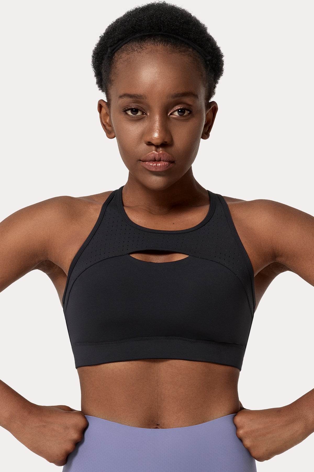 Enfold™ Airflow Cross Back High Support Running Bra | Women's High Support Sports Bra (Plus Size)