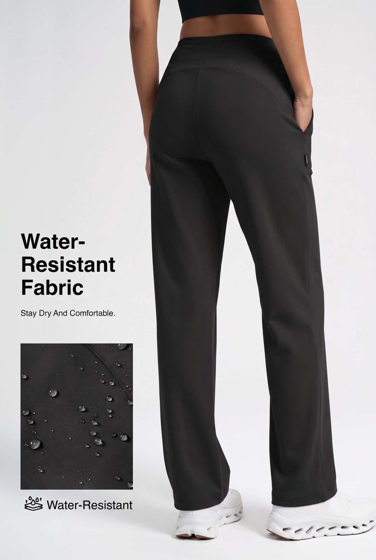 Shift™ Fleece-Lined Thermal Stretch Pants with Pockets | Women's Sports Pants