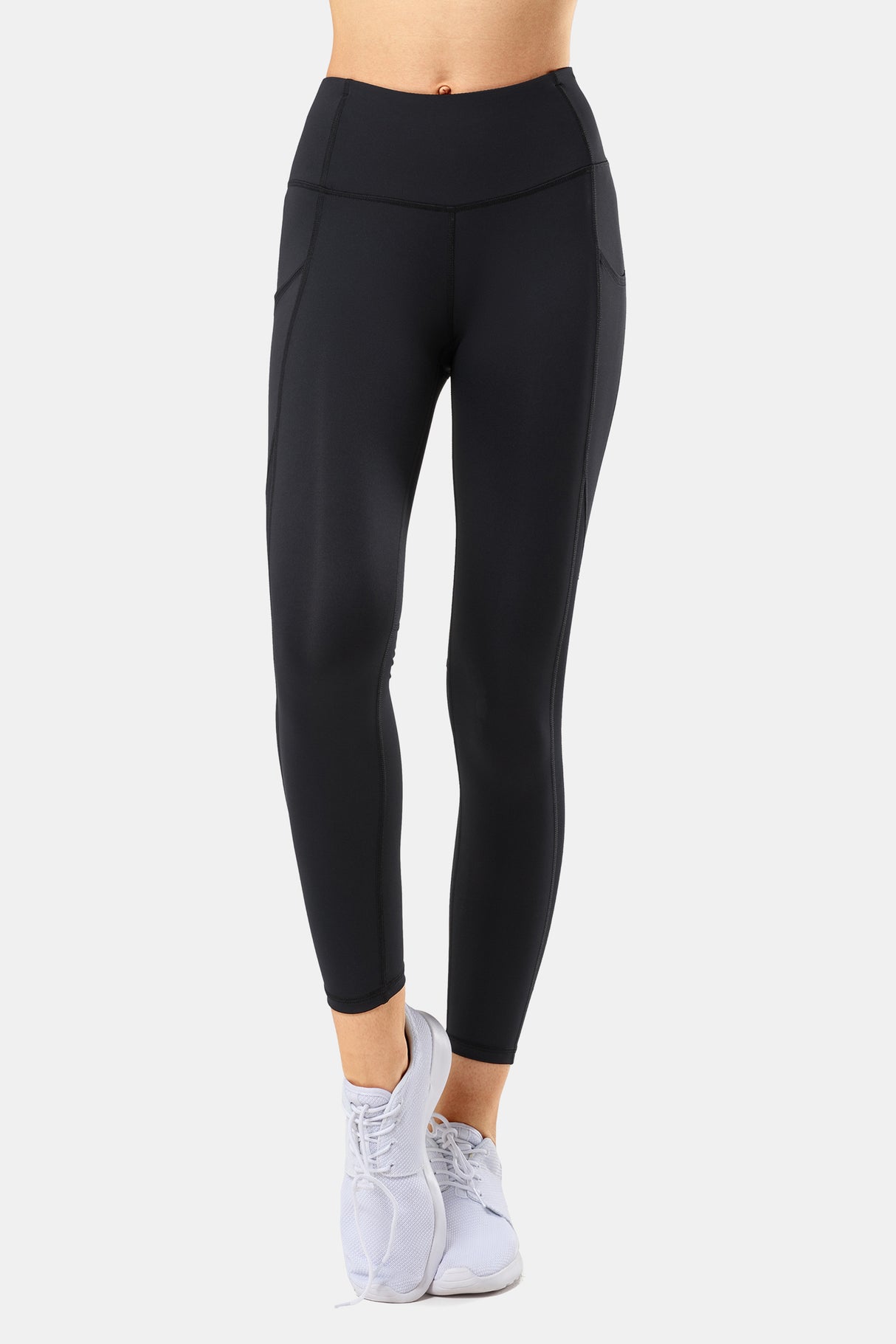Sculpt Side Pocket Mesh Running Leggings | Women's High Support Leggings