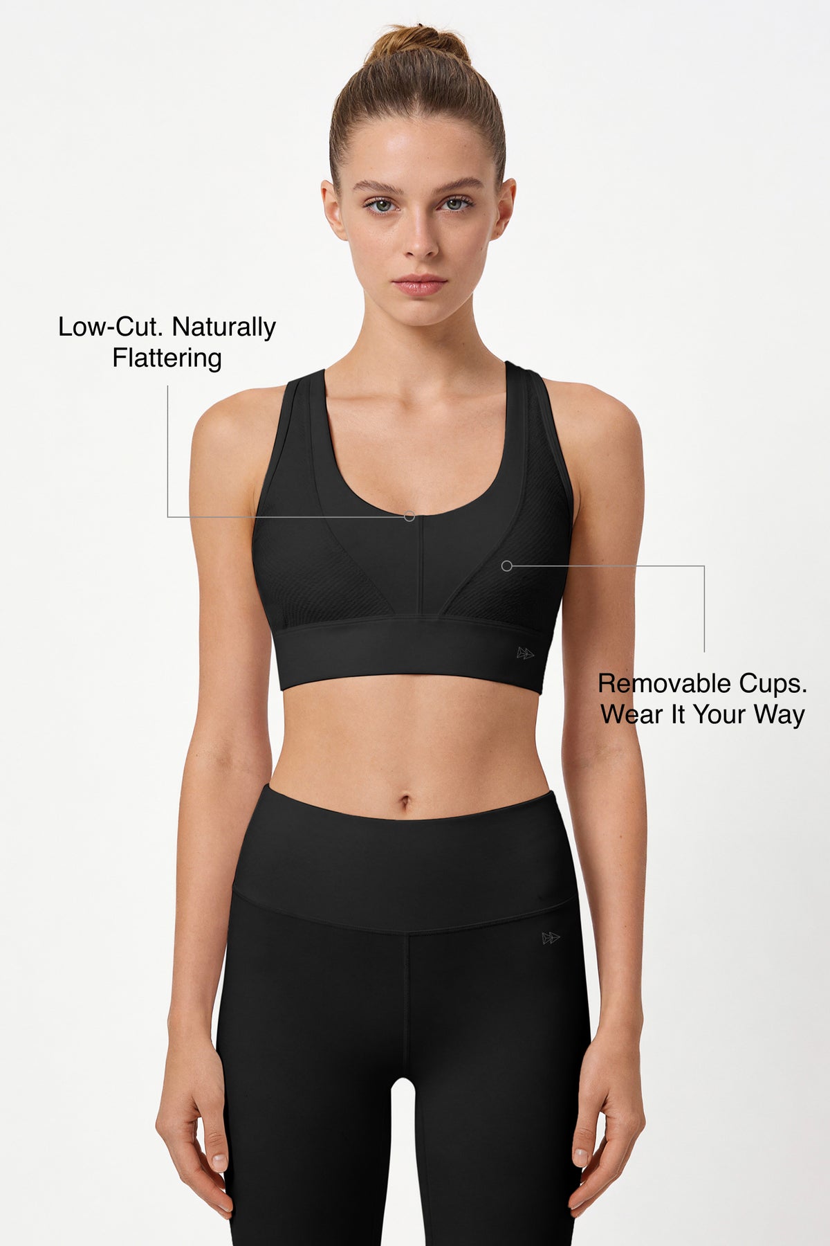 Anywhere™ Removable Low Cut Breathable Light Support Sports Bra | Women's Light Support Sports Bra