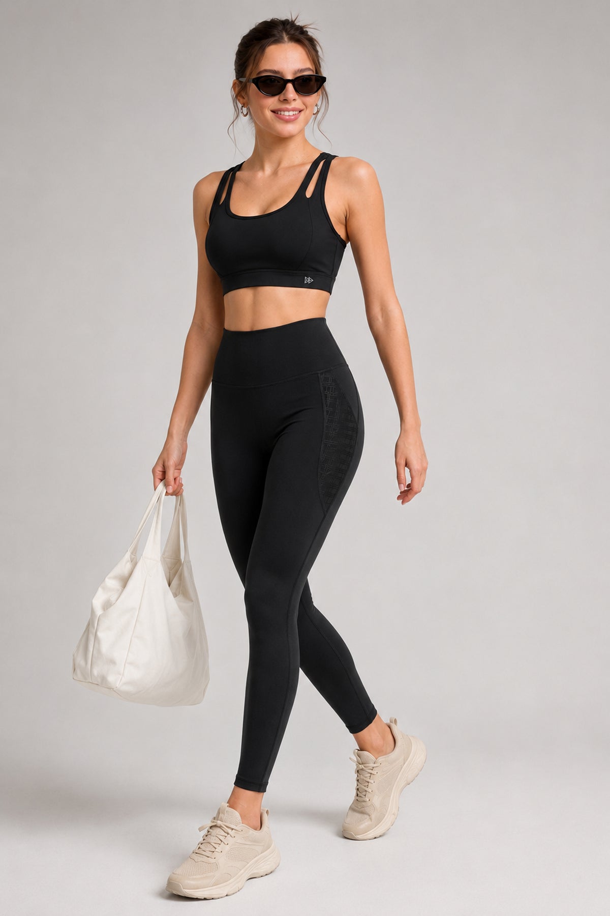 Power™ High Rise No Front Seam Breathable Mesh Running Leggings 25 Inches | Women's High Support Leggings