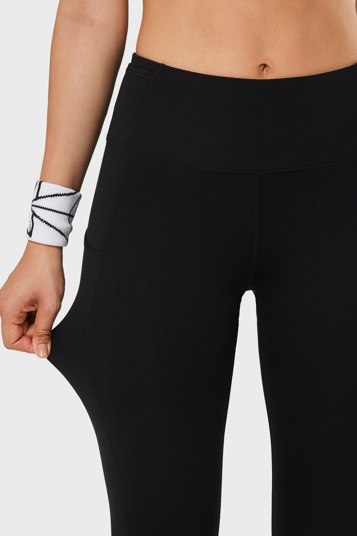Figurformende Fitness-Leggings mit hoher Taille, 26,5/28 Zoll | Damen-Leggings mit hohem Halt