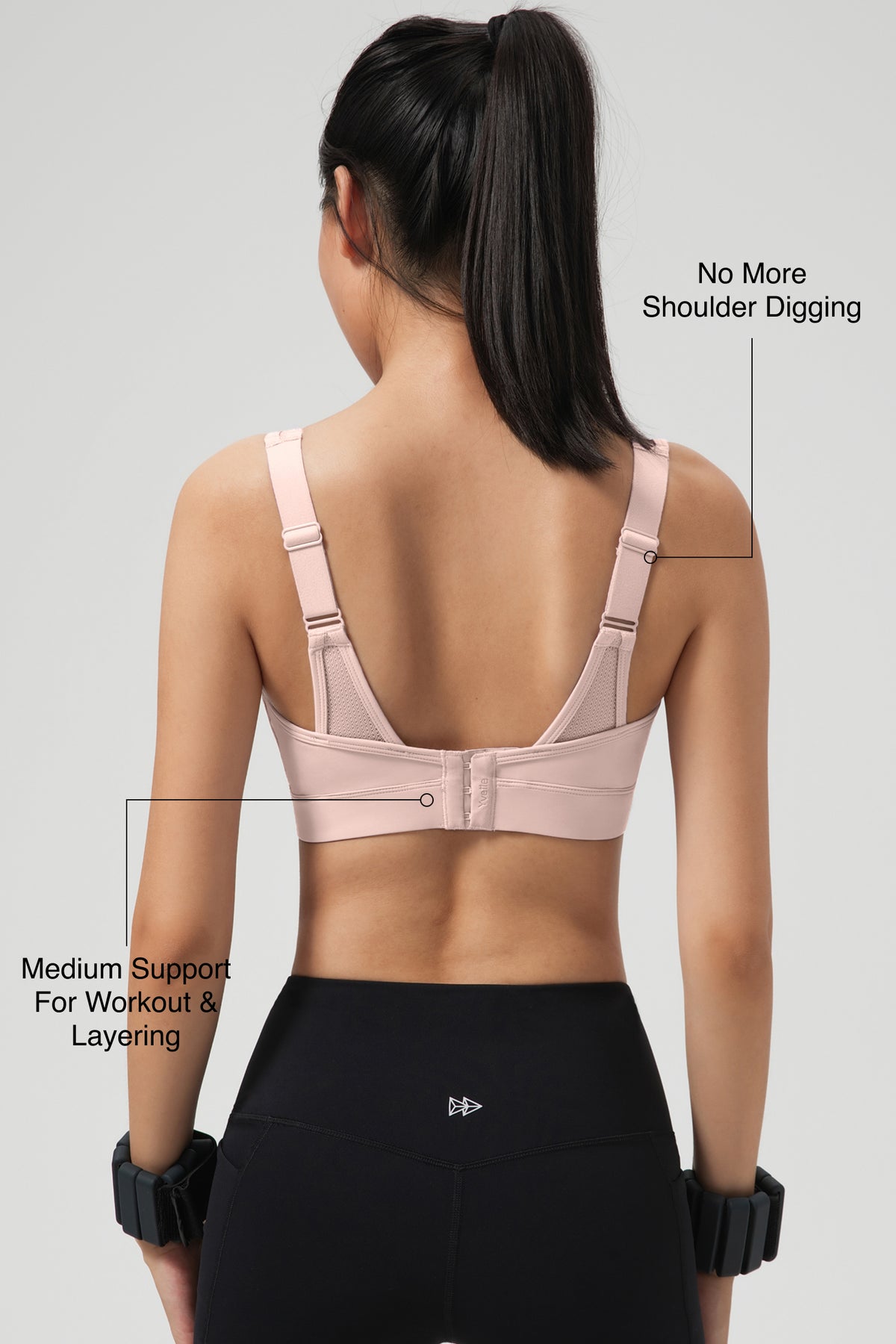 Shift™ Adjustable-Strap Sustainable Sports Bra | Medium Support with Breathable Mesh for Running, HIIT, Yoga & Training
