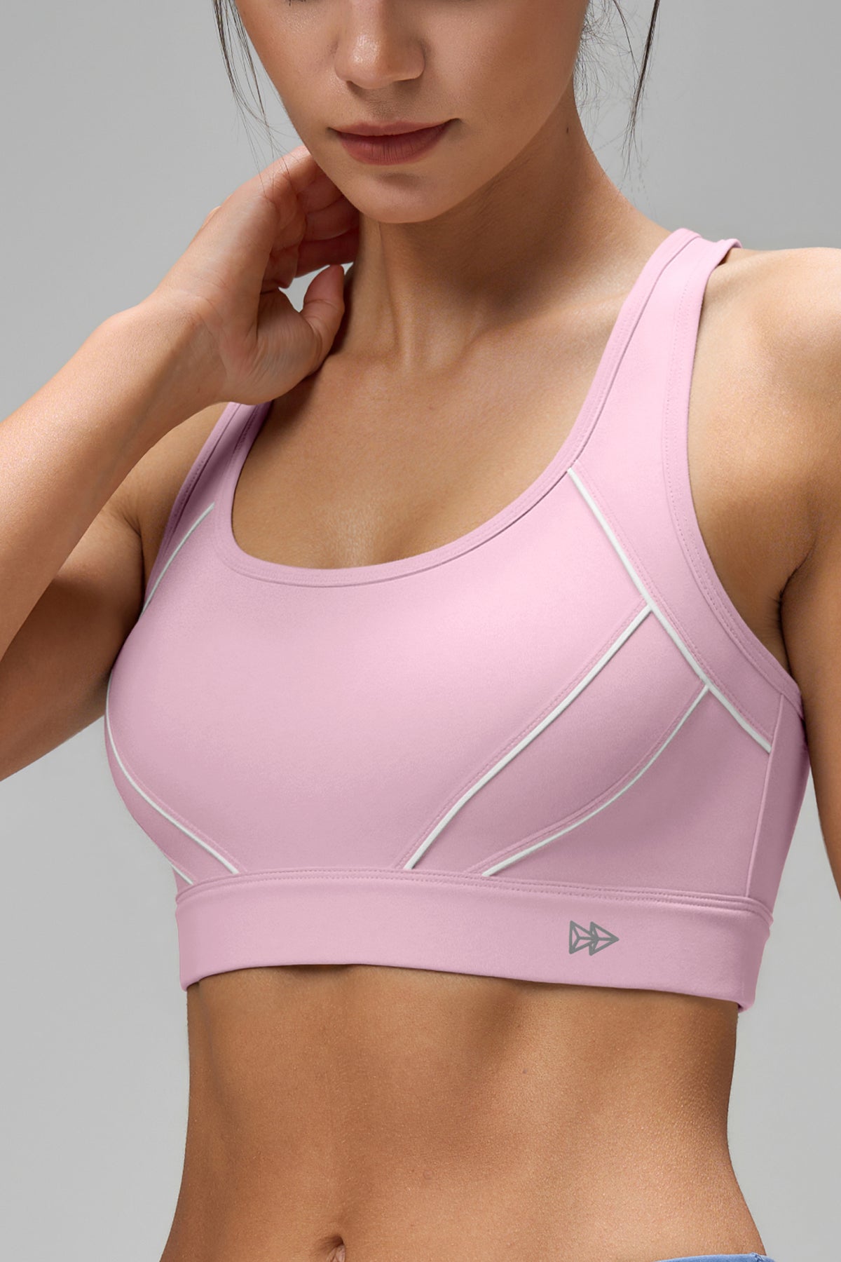 Sculpt™ Racerback Mesh Hook-Back Sports Bra | Women's High Support Sports Bra