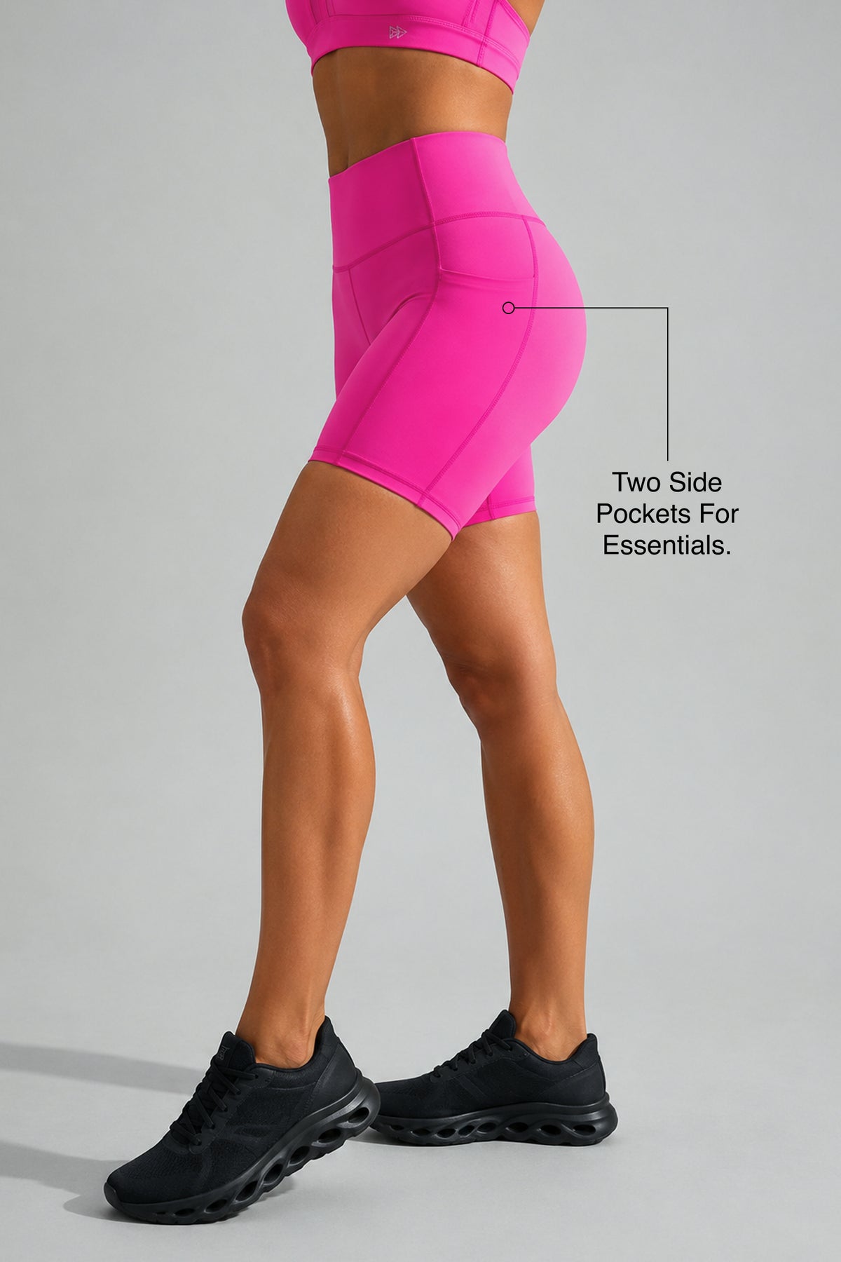 Shift löparshorts med hög midja, tighta, 7,5 cm, 10 cm, 15 cm, 20 cm | Damsportshorts med högt stöd