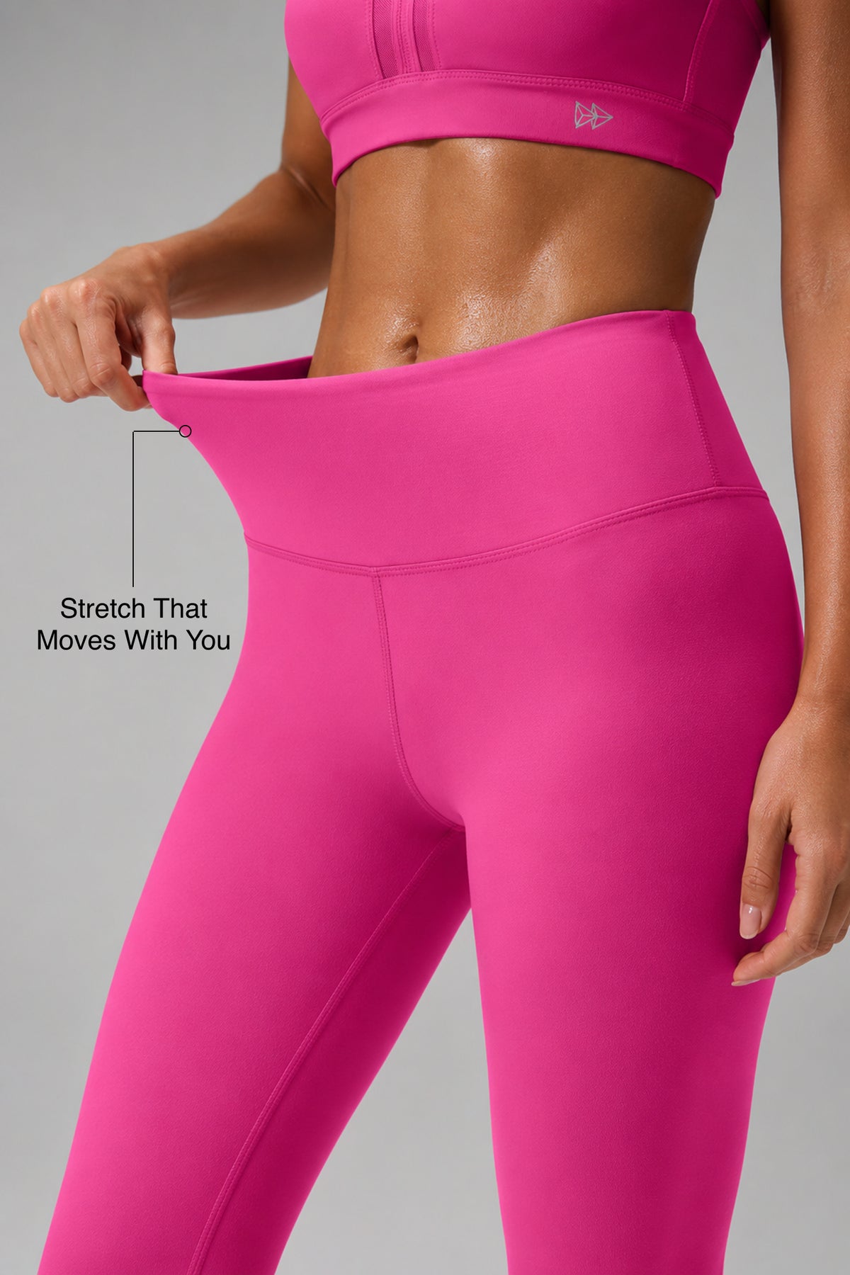 Leggings de running Echo de cintura alta (68 cm) | Leggings de alta sujeción para mujer