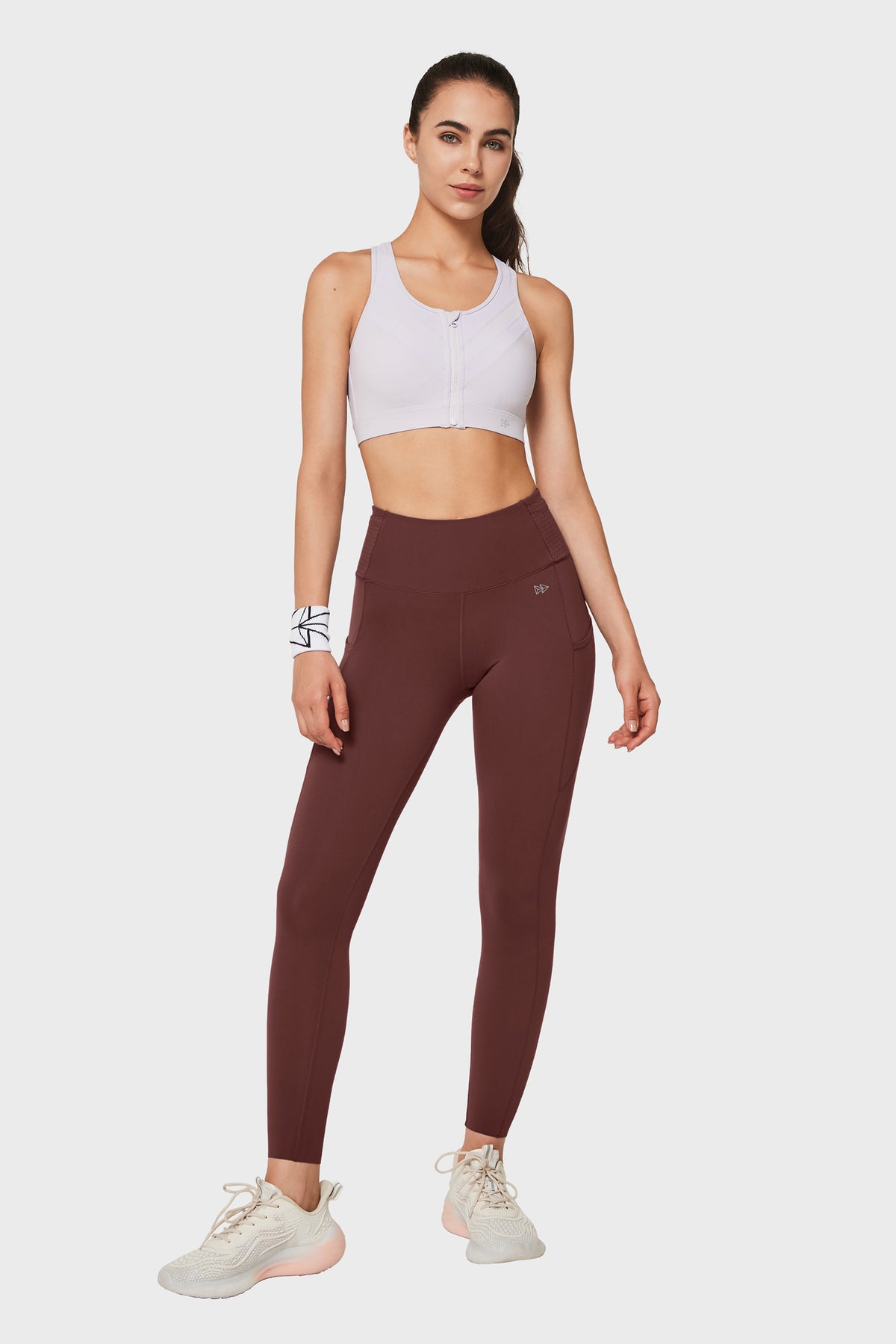 Figurformende Fitness-Leggings mit hoher Taille, 26,5/28 Zoll | Damen-Leggings mit hohem Halt