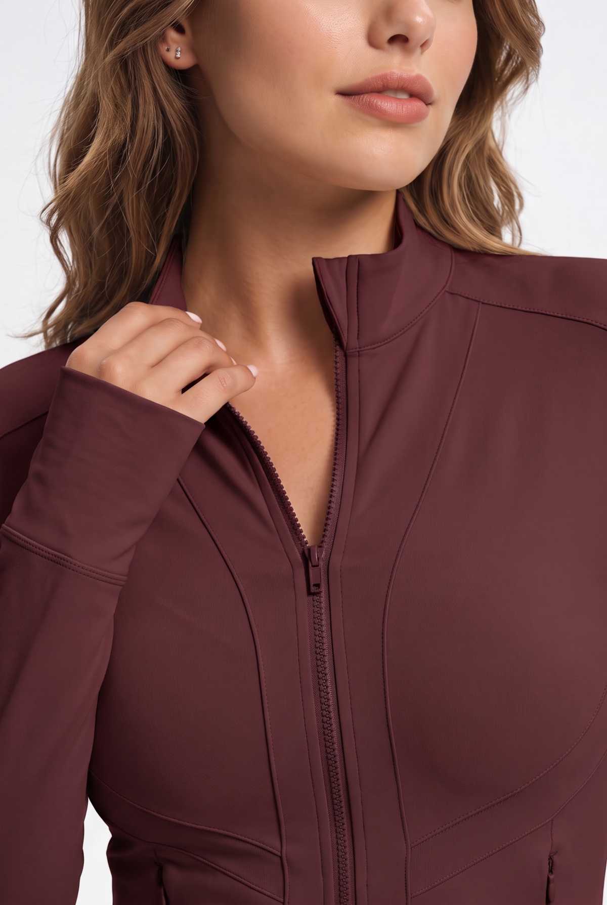 Shift™ Fleece-Lined Thermal Stretch Jacket – Water-Resistant Full-Zip | Women's Sports Jacket