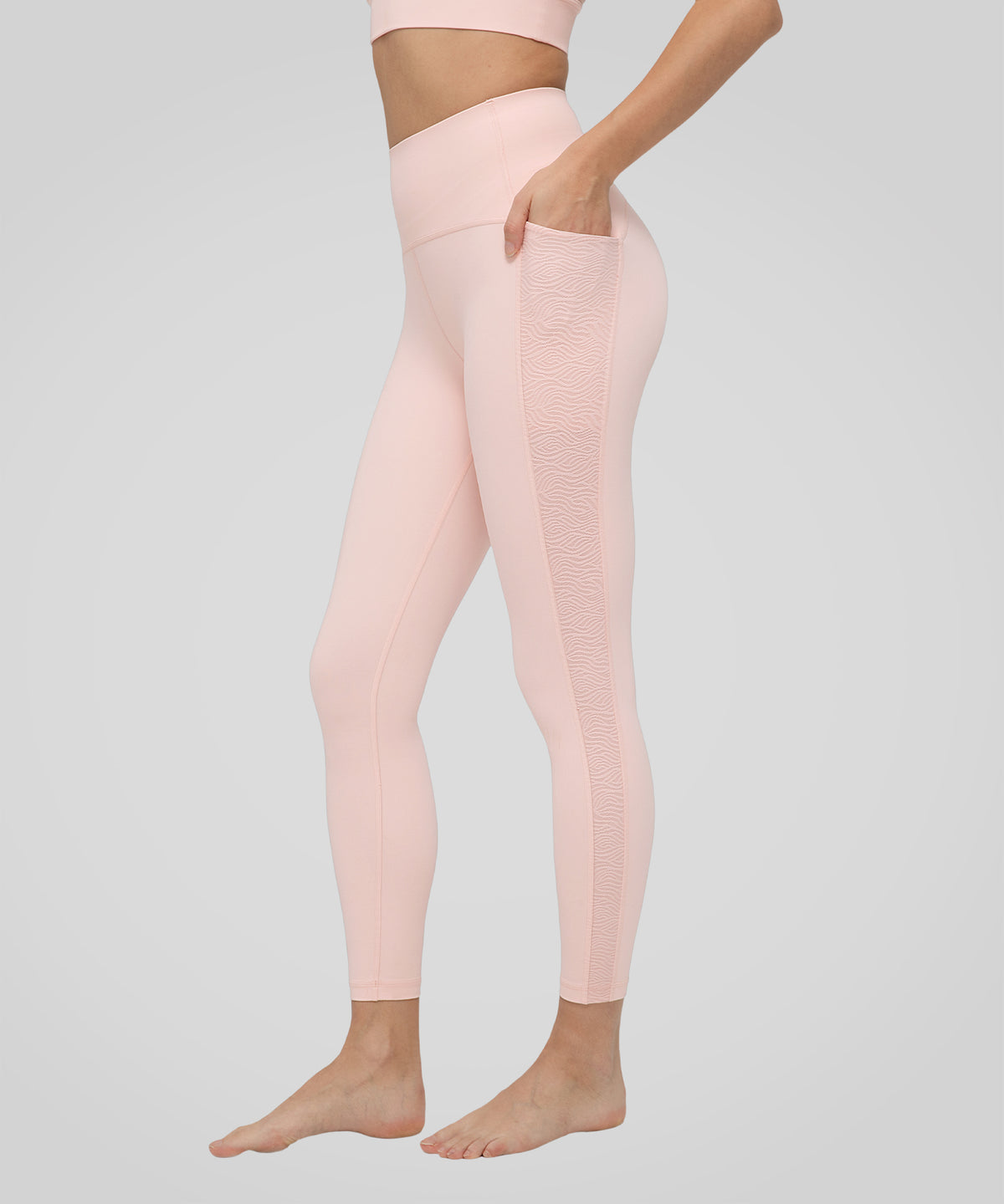Anywhere™ Breathable Side Mesh Logo Print Leggings 25''| Women's Light Support Leggings