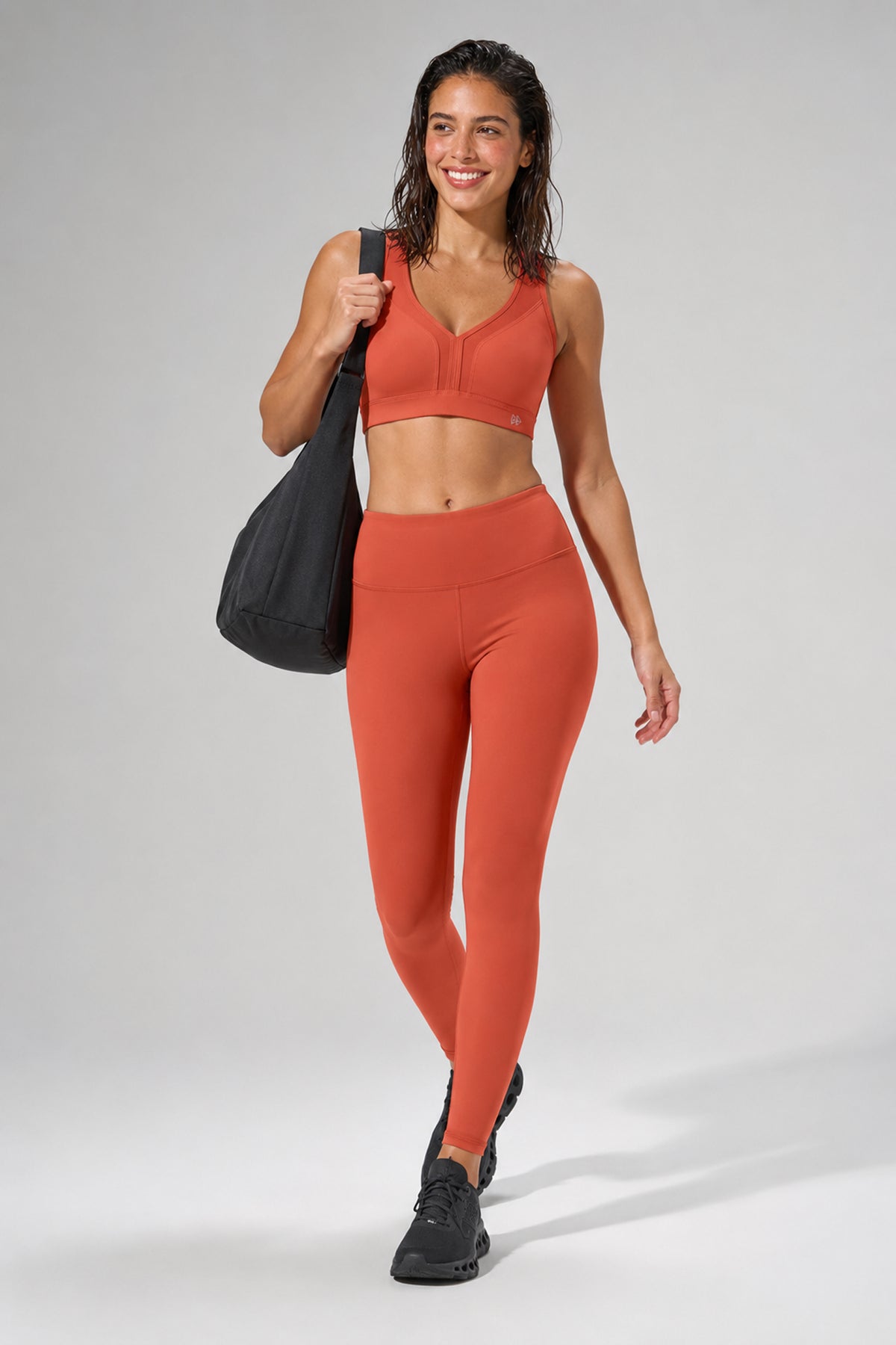 Echo löparleggings med hög midja 67 cm | Damleggings med högt stöd