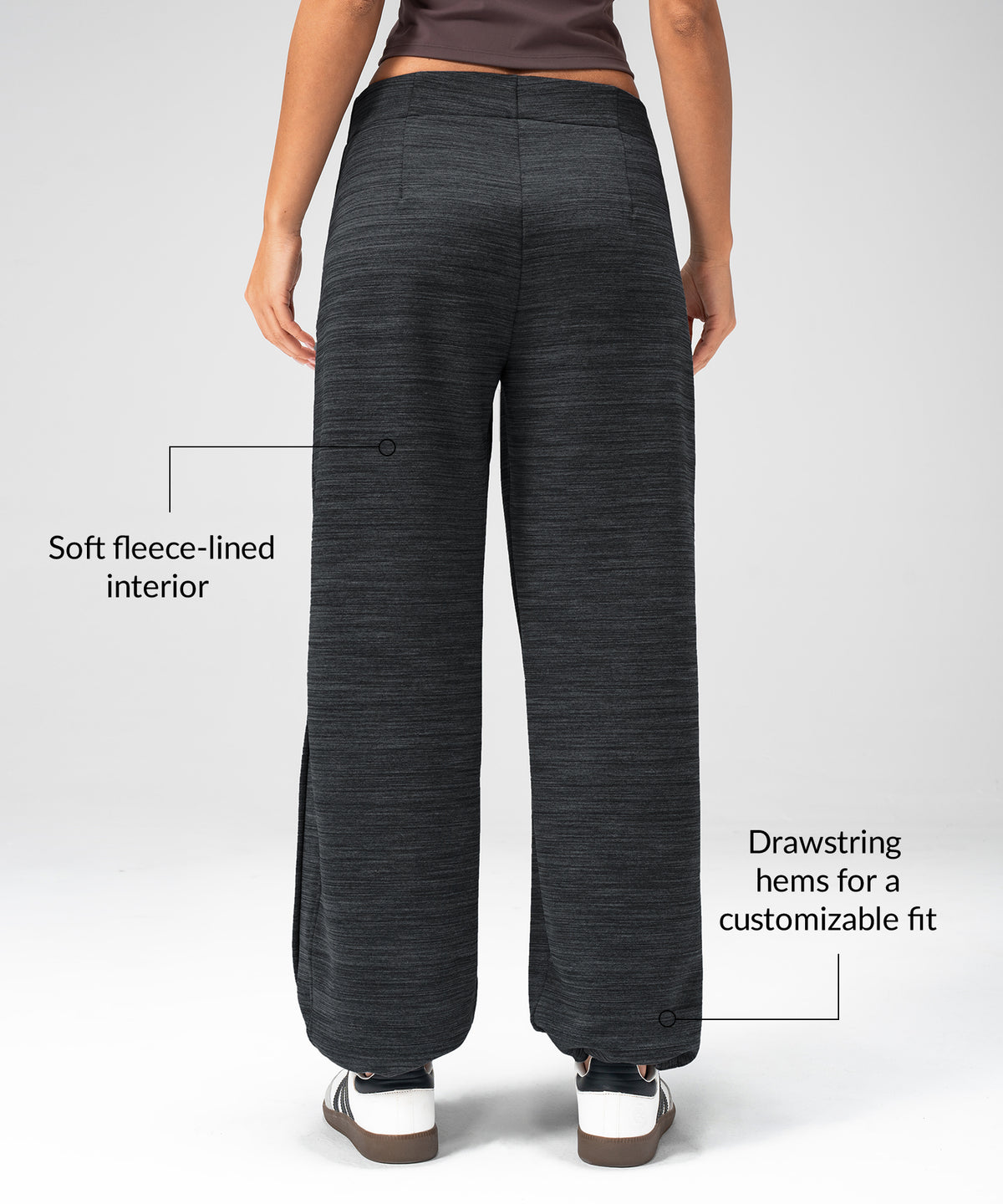 Anywhere Cozy Fleecegefütterte, verstellbare Hose, 74 cm | Damen-Sporthose