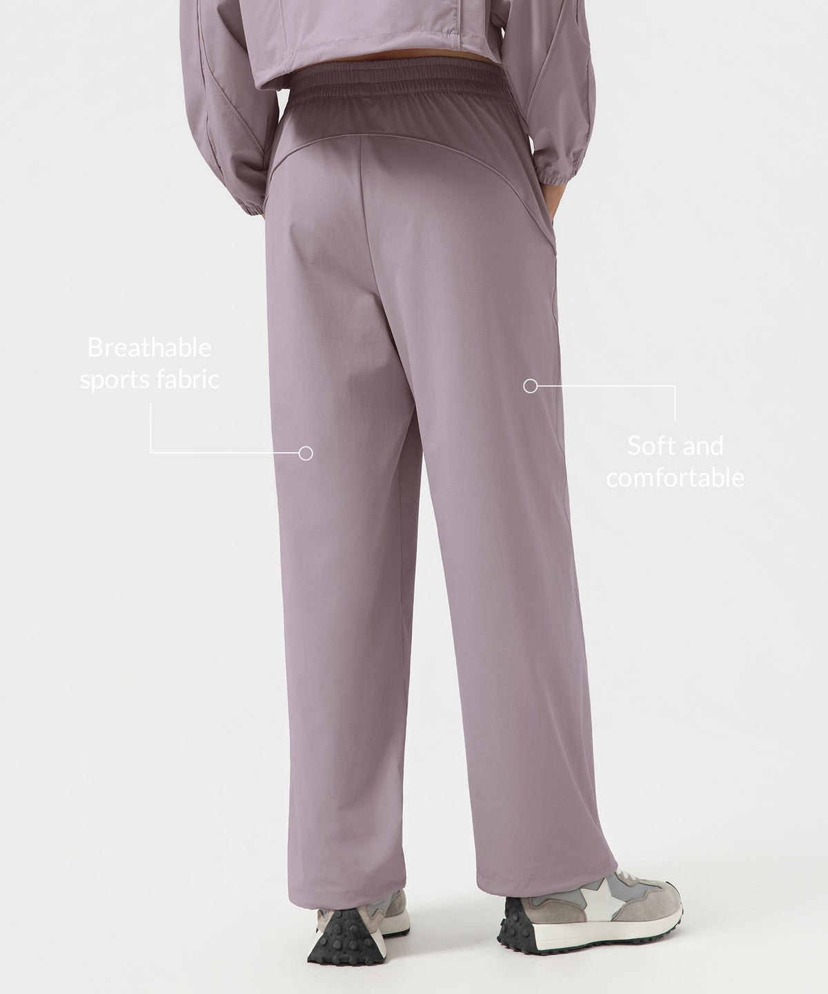 Lässige, leichte, sportliche Hose mit Kordelzug für überall | Leichte Stützhose für Damen