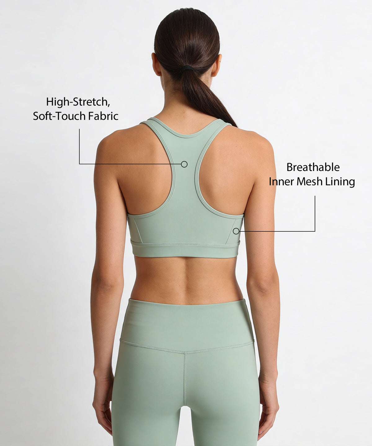 Shift™ Front Zip Sewn-in Pads Racerback Running Bra | Women's High Support Sports Bra