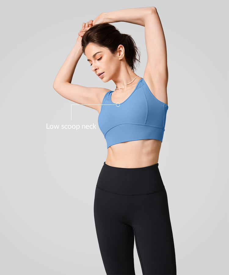 Anywhere™ Scoop Neck Minimal Seams Running Bra | Women's Light Support Sports Bra