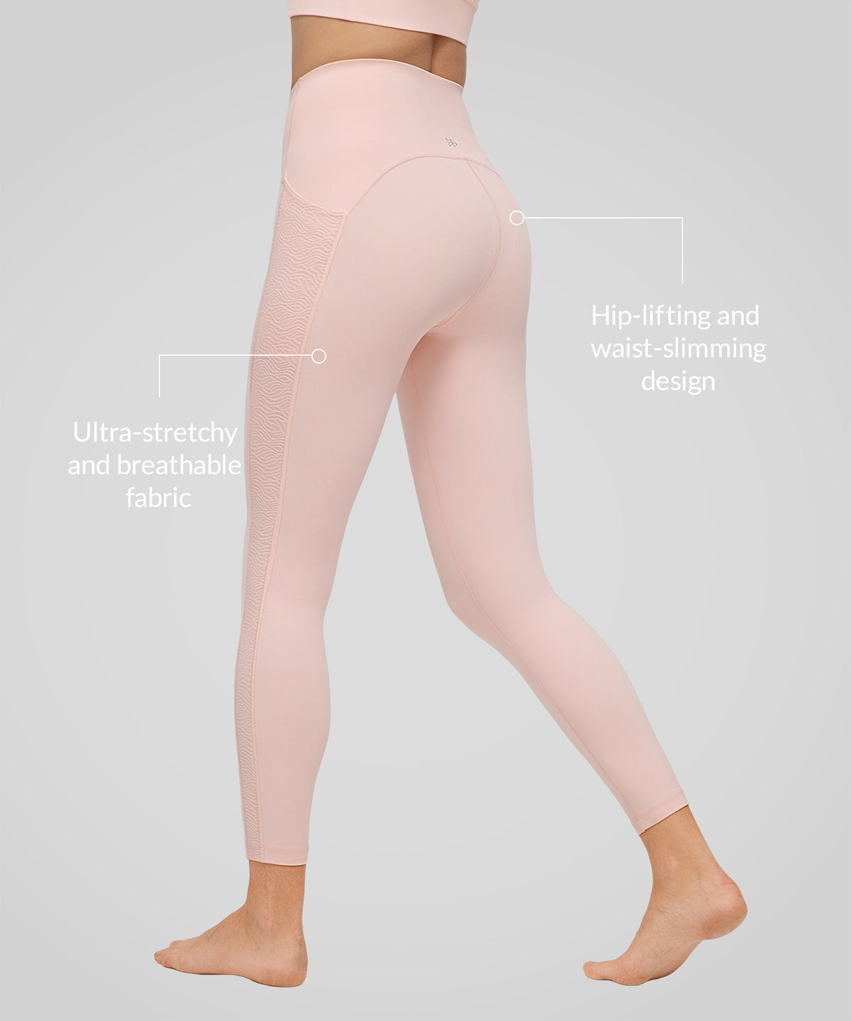 Anywhere™ Breathable Side Mesh Logo Print Leggings 25''| Women's Light Support Leggings
