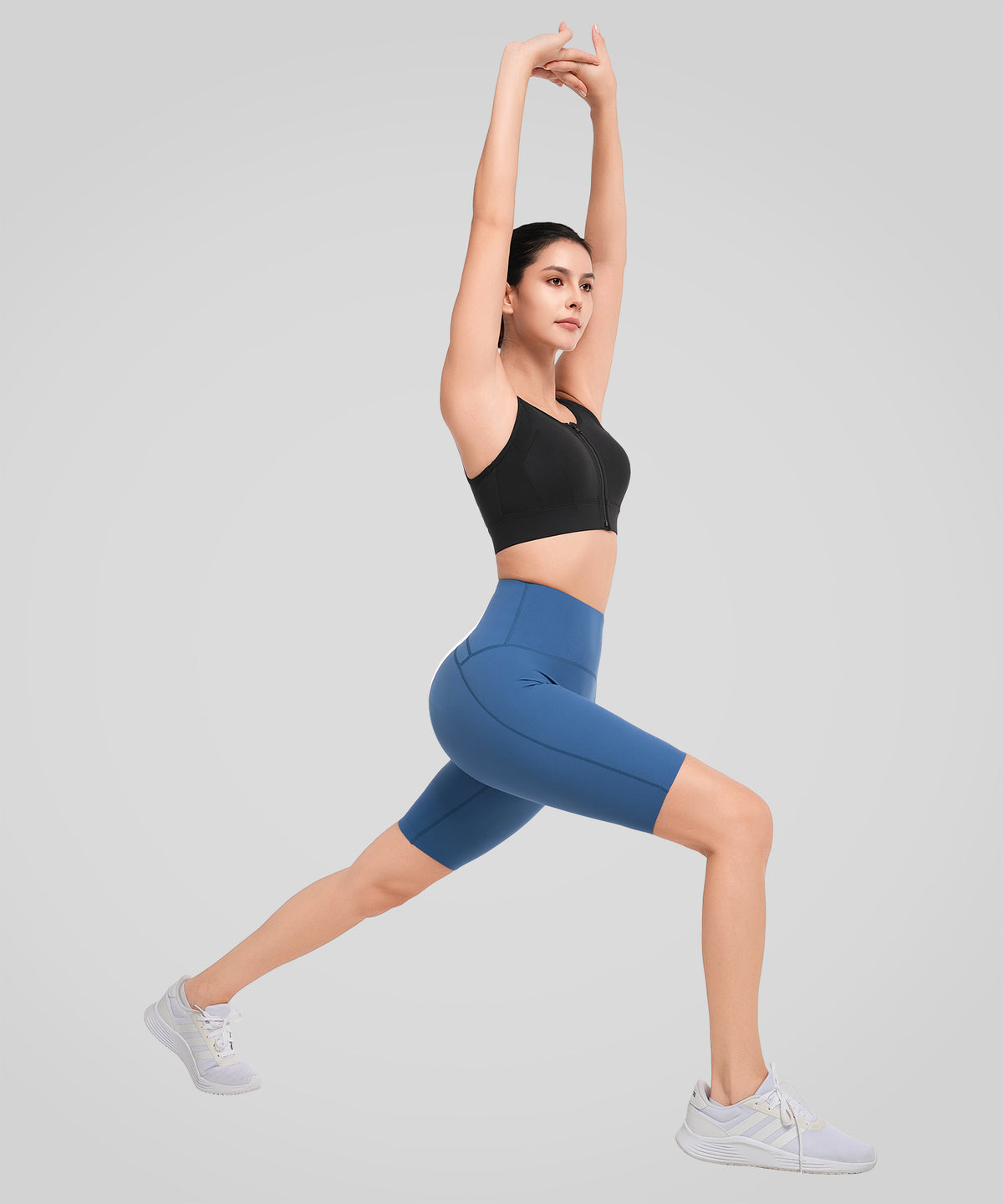 Shift™ Seamless No-slip High Waist Shorts 8''| Women's High Support Running Shorts