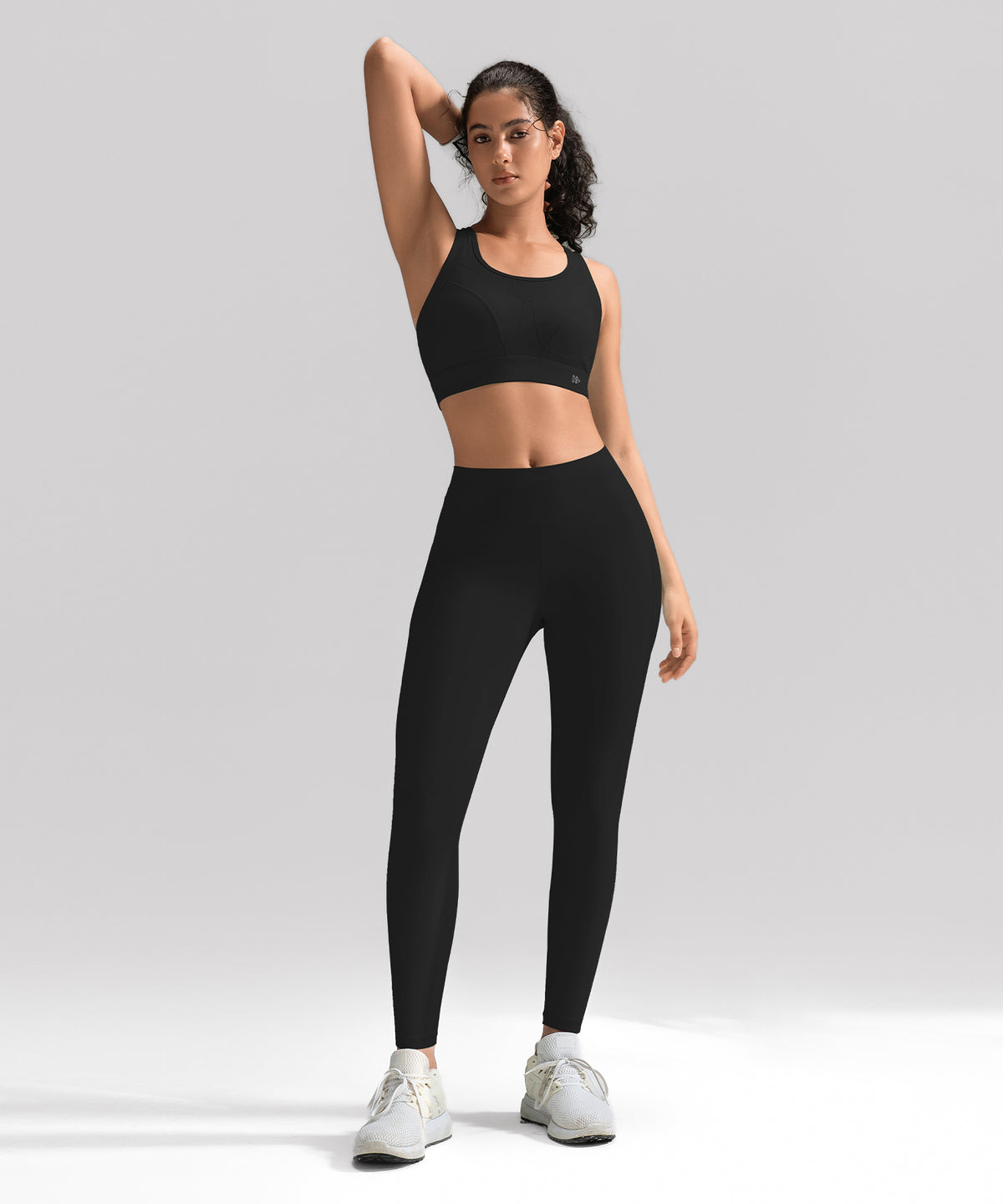Power Multi-seam Mesh Neckline Löpar-BH | Sport-BH med högt stöd för kvinnor