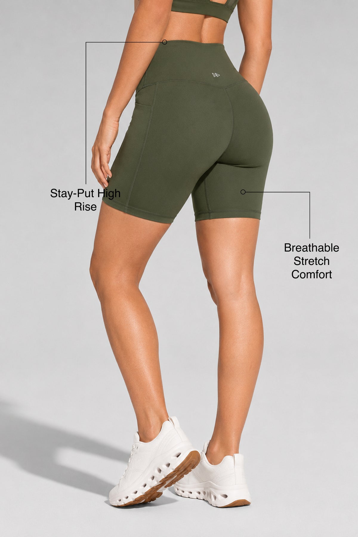 Shift™ High-Rise Stretchy Pockets Tight Shorts 3" 4" 6" 8" | Women's High Support Shorts, Best For Running, HIIT, Yoga & Training