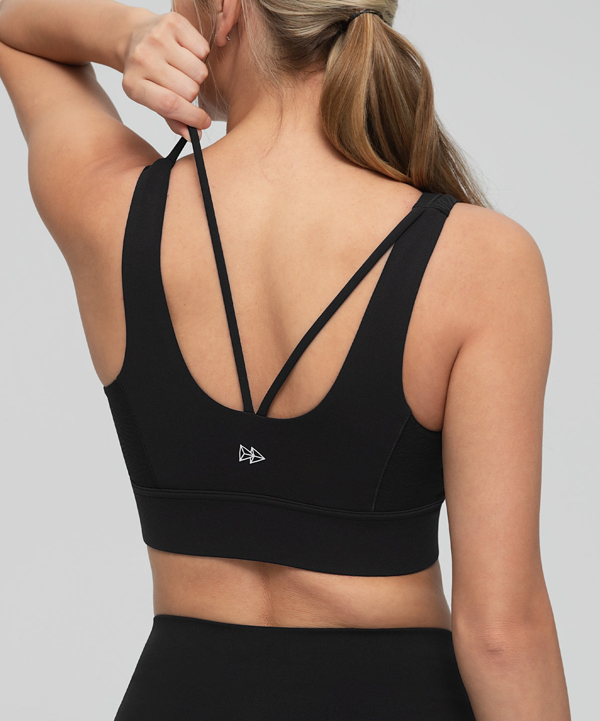 Anywhere Side Mesh Doppelträger-Yoga-BH | Leicht stützender Sport-BH für Damen