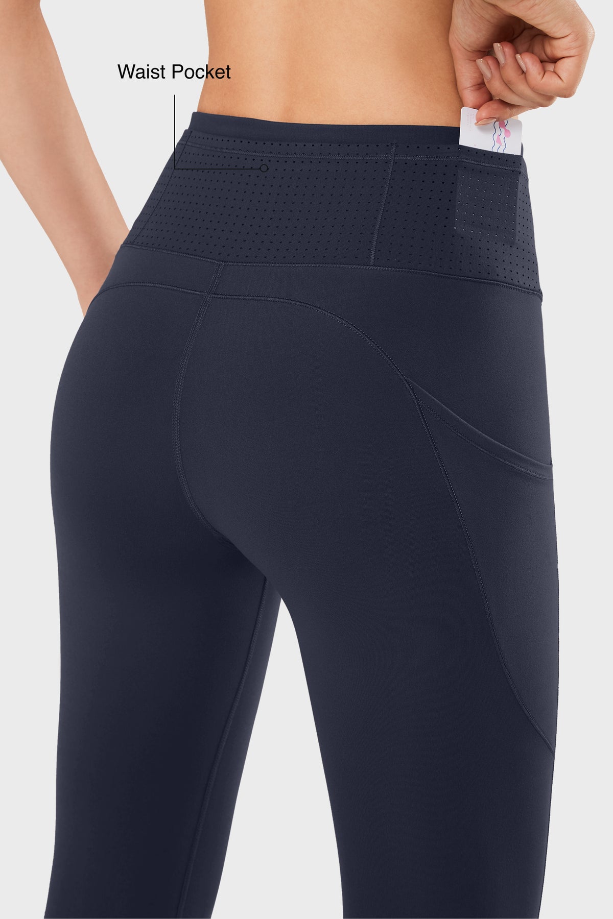 Figurformende Fitness-Leggings mit hoher Taille, 71 cm | Leggings mit hohem Halt für Damen