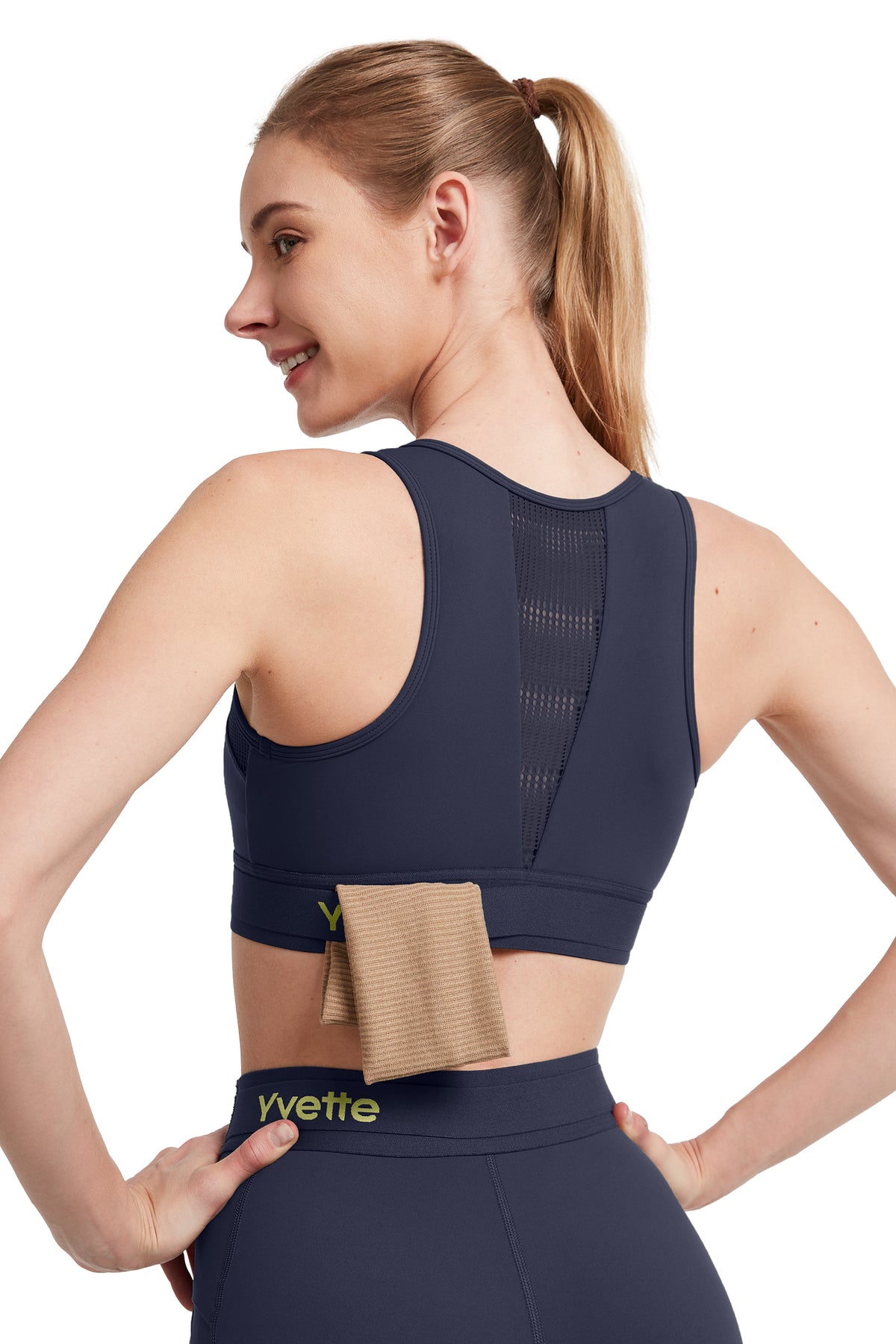 Echo™ Breathable Zip-Front Sustainable High-Support Bra | High-Impact Support Best For Running, HIIT & Training