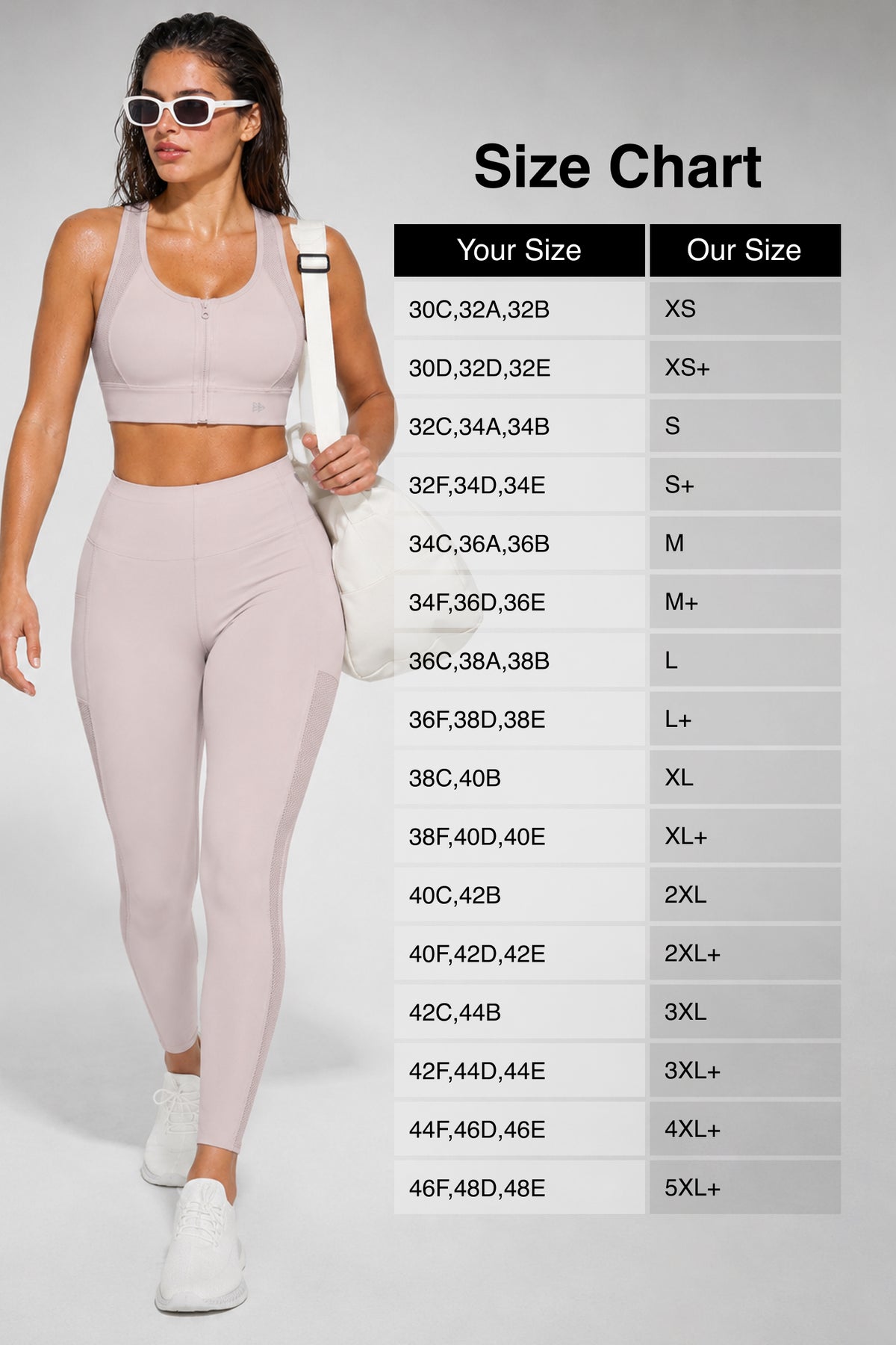 Power™ Zip-Front Mesh Racerback Sports Bra | High Support Best For Running, HIIT & Training