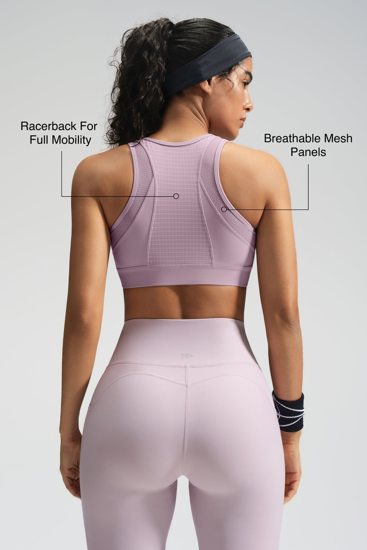 Power™ Front-Zip Mesh Racerback Running Bra | Women's High Support Sports Bra