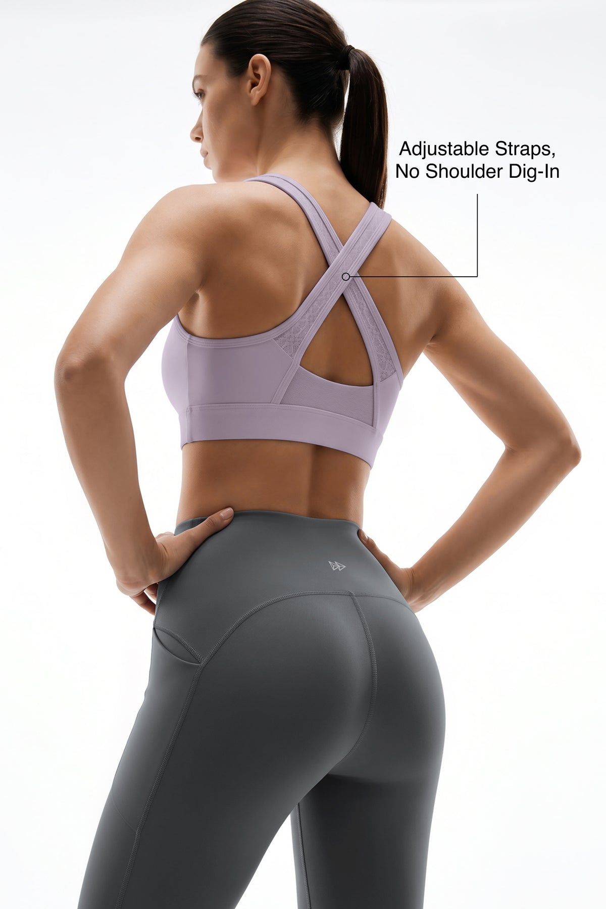 Shift™ Breathable Crossback Light Support Sports Bra | Women's Light Support Sports Bra Best For Yoga, HIIT