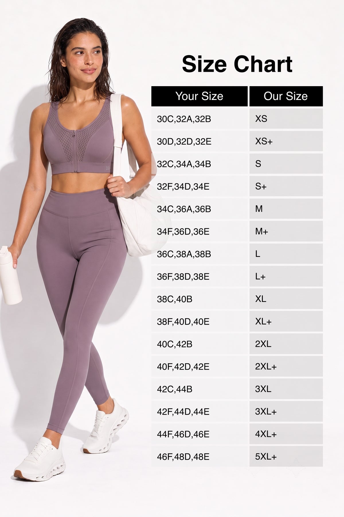 Power™ Grid Mesh Zip Front Sports Bra | Women's High Support Sports Bra