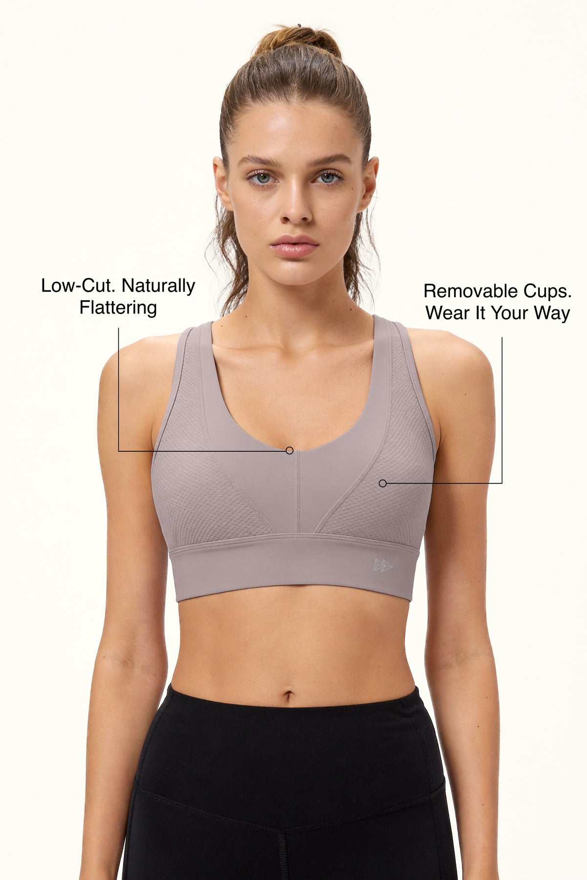 Anywhere™ Removable Low Cut Breathable Light Support Sports Bra | Women's Light Support Sports Bra