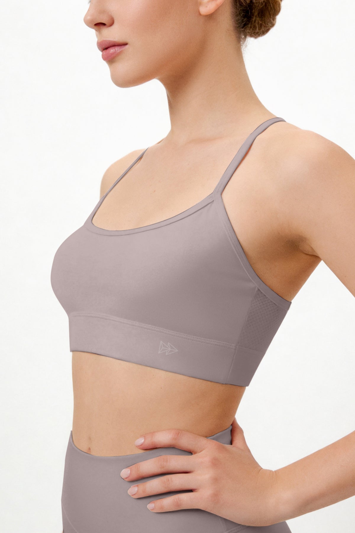 Anywhere™ Removable Cups Y-Back Jacquard Light Support Bra | Women's Light Support Sports Bra Best For Yoga, HIIT