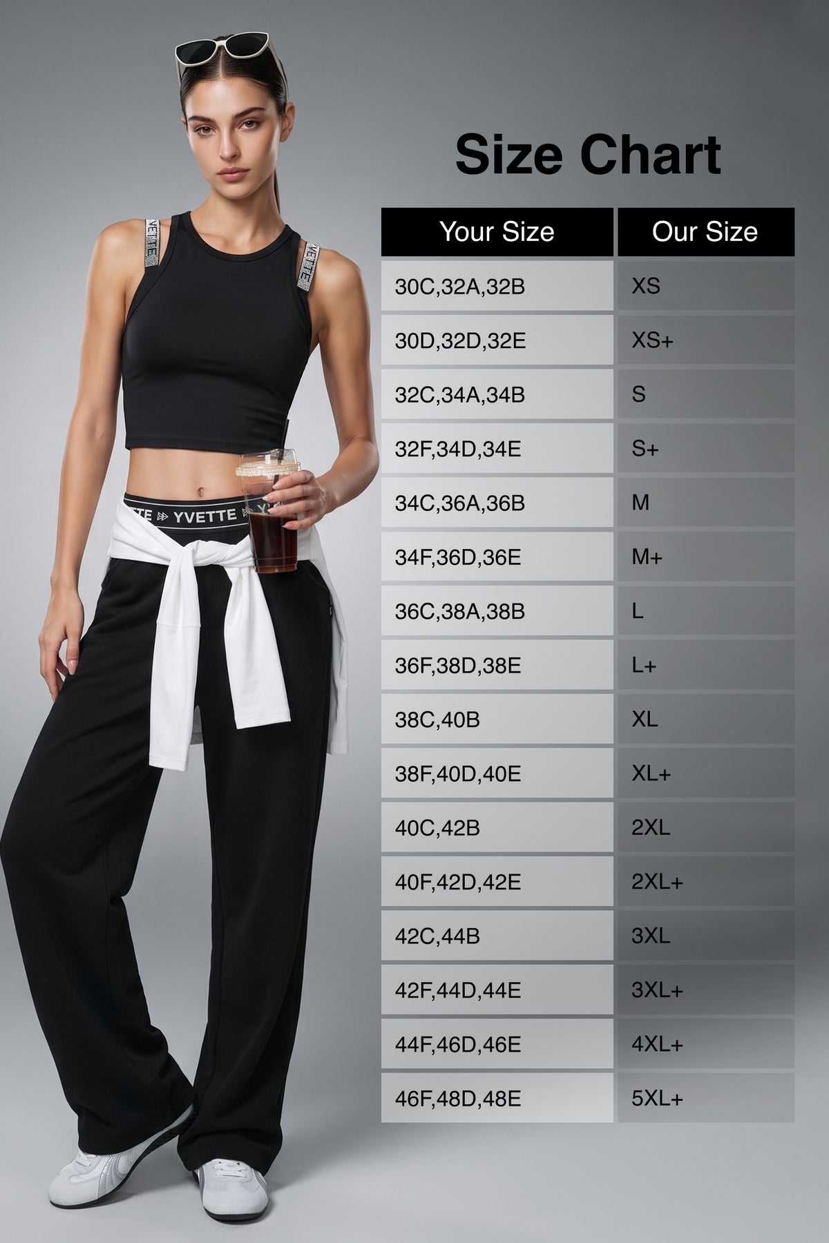 Power™ Adjustable Crisscross Padded Running Bra | Women's High Support Sports Bra
