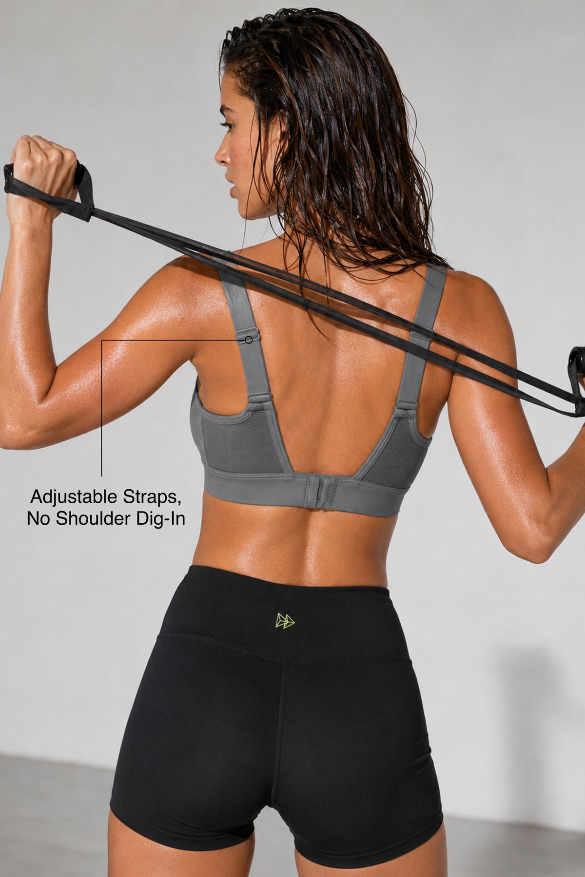 Reggiseno da corsa imbottito regolabile Power Enhance | Reggiseno sportivo da donna con supporto medio