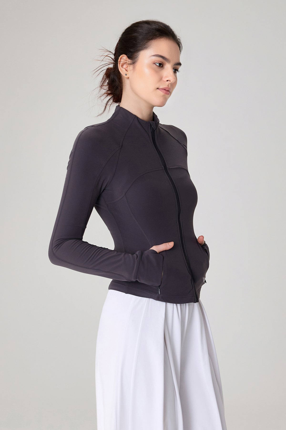 Anywhere Slim-Fit-Aktivjacke mit Mesh-Rückenteil | Damen-Sportjacke