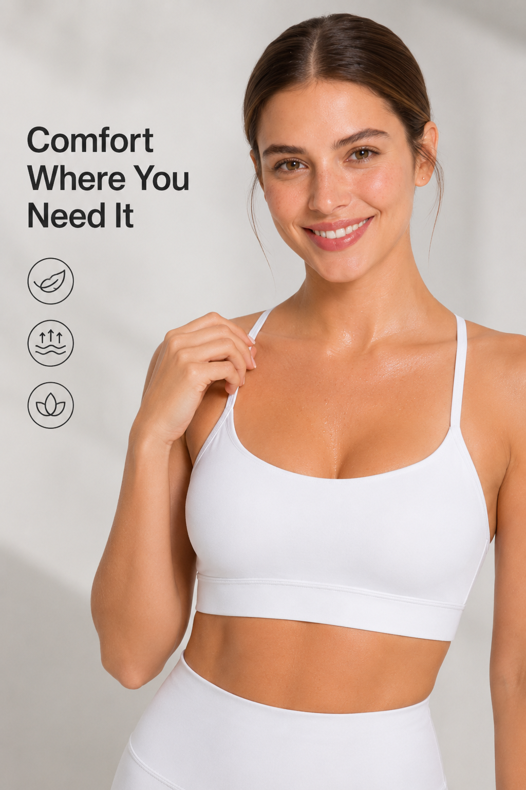 Anywhere™ Typical Y-Back Spaghetti Thin Straps Yoga Bra | Women's Low Support Sports Bra