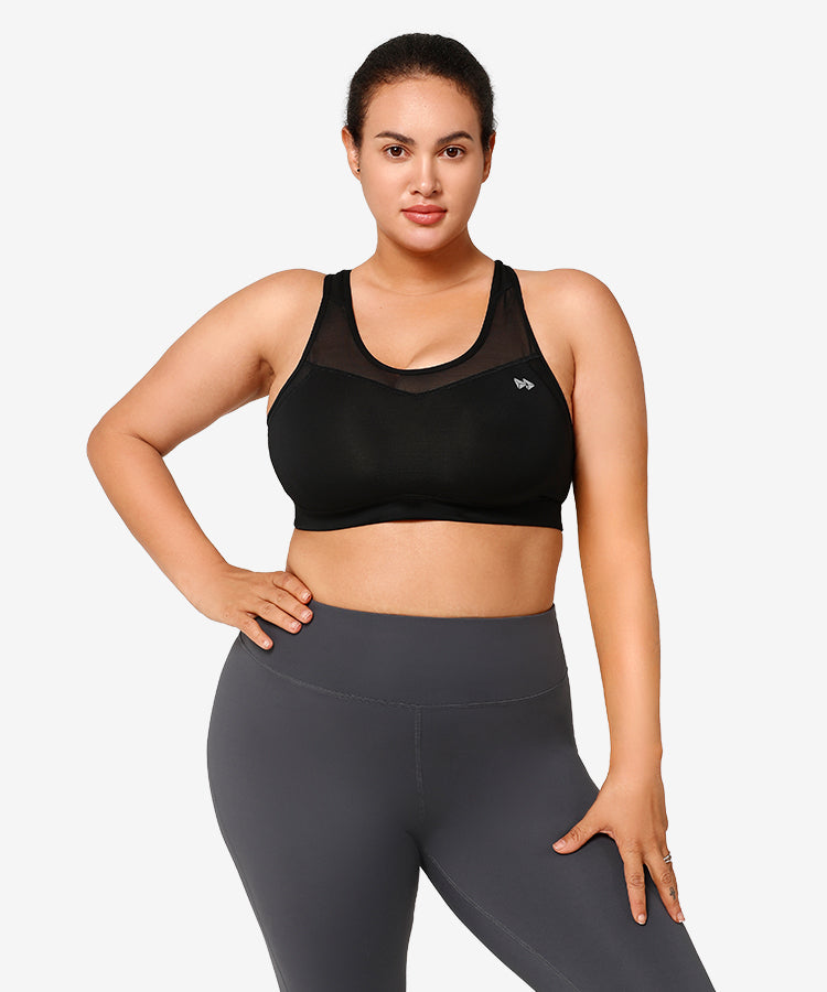 Shift™ Racerback Breathable Full-Coverage Running Bra | Women's High Support Sports Bra
