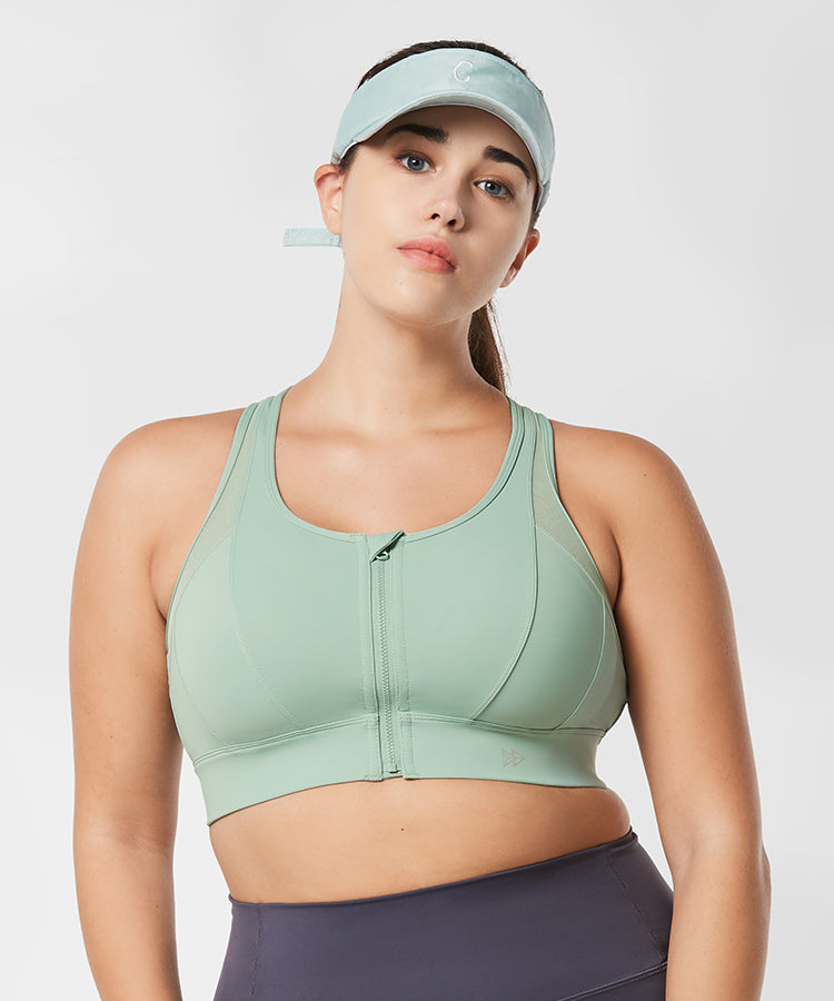 Power Cross Racerback-Lauf-BH | Sport-BH mit starkem Halt für Damen (Übergröße)