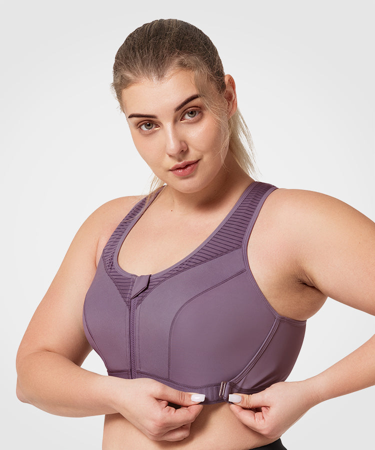 Power Adjustable Padded Running Bra | Damen-Sport-BH mit starkem Halt (Übergröße)