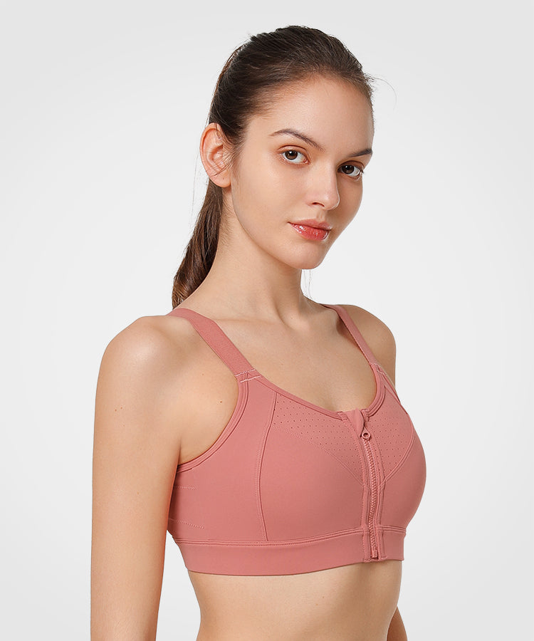 Power™ Soft Adjustable High-Support Mesh Running Bra | Women's High Support Sports Bra