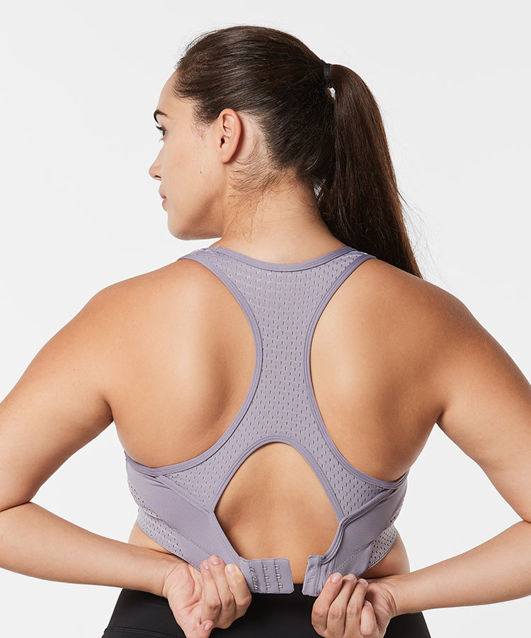 Gepolsterter Lauf-BH „Sculpt Racerback Line“ | Sport-BH mit starkem Halt für Damen (Übergröße)