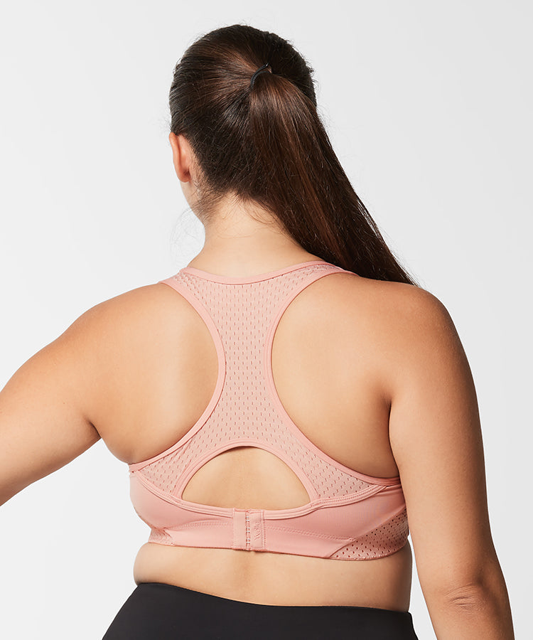 Sculpt™ Racerback Full-Coverage Breathable Sports Bra | High Support with Bounce Control & Mesh for Running, HIIT & Training
